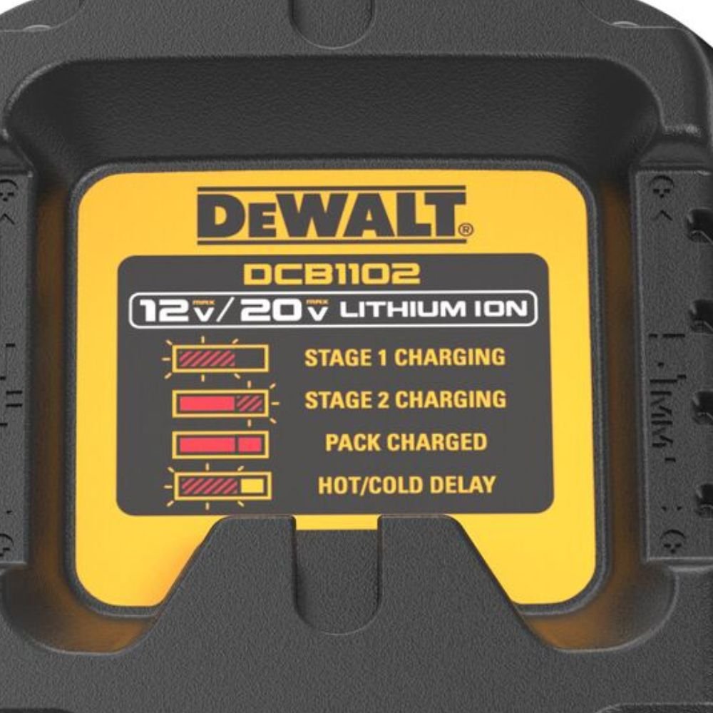 Carregador Rápido de Baterias 12V e 20V Max 2,0Ah Bivolt - DEWALT ...