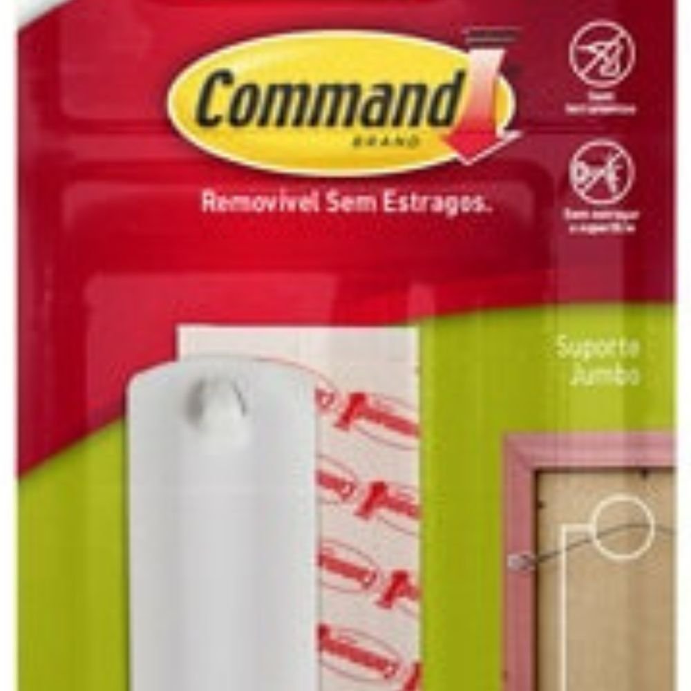 Suporte Adesivo Command G Branco para Quadros  - Imagem