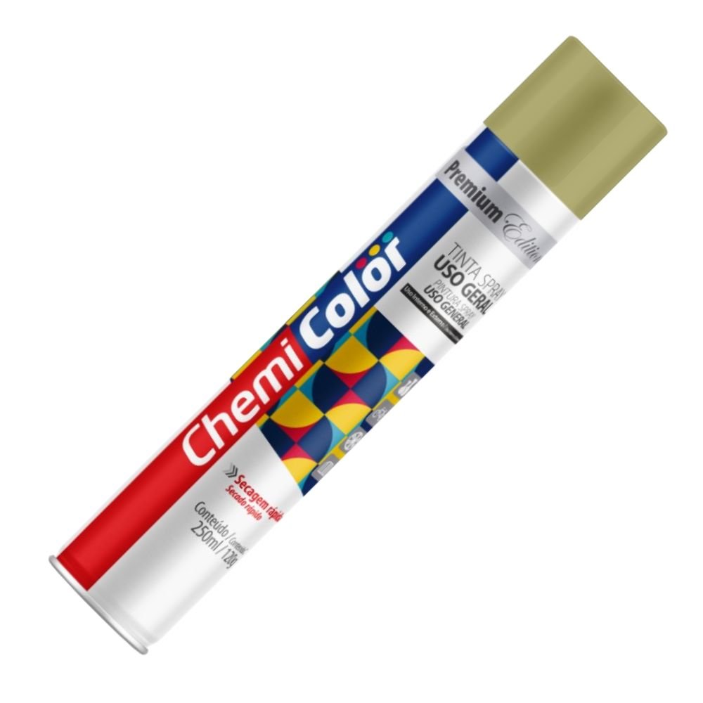 Tinta Spray Dourado Uso Geral 250ml - Imagem zoom