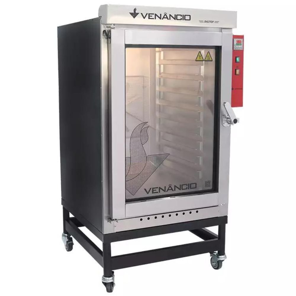 Forno Industrial Turbo Digitop a Gás com 10 Esteiras 1430W 220V - Imagem zoom