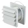 Conjunto Ventilador Axial Exaustor para Banheiro KEXB-03 150mm VZ2 TFX2 Bivolt Branco - Imagem 3