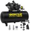 Combo Compressor de Ar SCHULZ CSV 10 Pés 110L 2HP 220V + Chave de Impacto SK 47K 1/2 Pol. 70 Kgf/m + Acessórios - Imagem 1