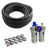 Conjunto Compressor de Ar Storm 300 10/100 300 10 Pés 2HP 100 Litros 110/220V Pressure com Filtro Regulador e Acessórios - Imagem 5