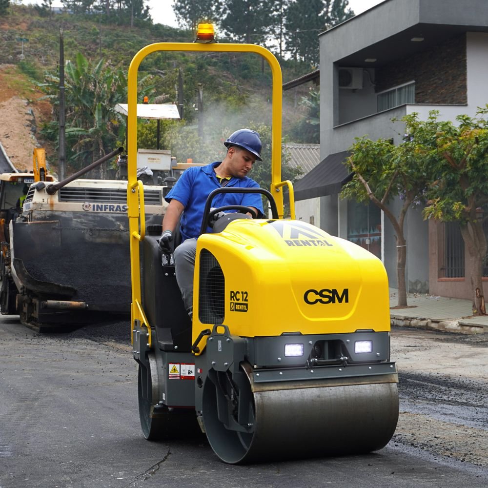 Rolo Compactador Articulado RC12 a Gasolina Honda CSM-71000721 - Imagem