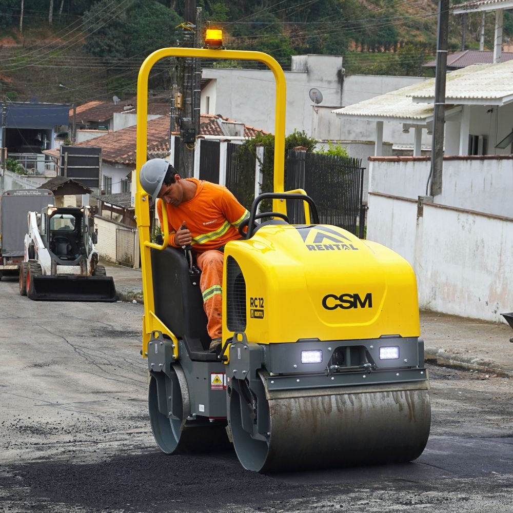 Rolo Compactador Articulado RC12 a Gasolina Honda CSM-71000721 - Imagem