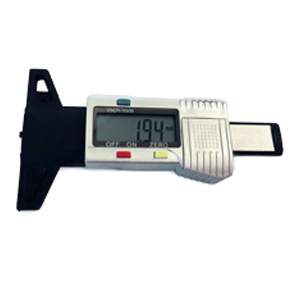 Profundímetro Digital Prata para Medição de Banda de Pneus 0 a 25mm -JEDAL-931200