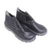 Bota/Botina De Seguranca Elastica Bidensidade Flexivel Com Bico Pvc De Couro Liso Preta Tam. 38 - CP080PVC/38 - Crival - Imagem 1