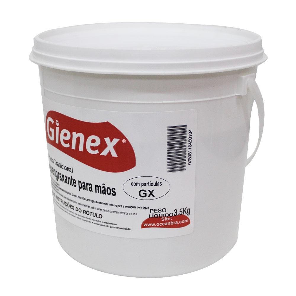 Desengraxante Para Mãos Tradicional Com Partículas GX 3,5KG - PG3 - Gienex - Imagem zoom