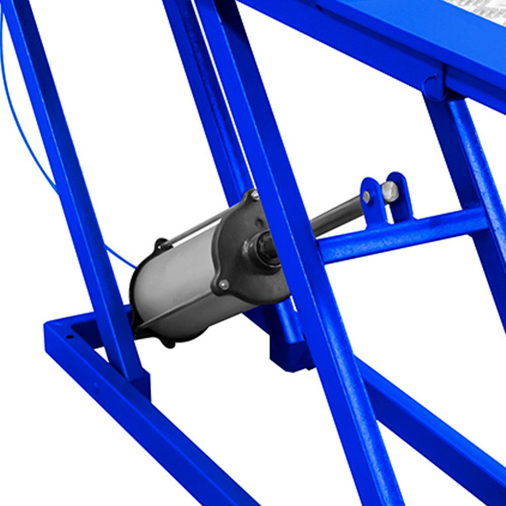 Rampa Pneumática para Motos 250Kg 1 Pistão Azul - Imagem zoom