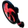 Ventilador de Parede Rajada Turbo W130 50cm 130W 5 Pás 3 Velocidades Vermelho  - Imagem 3