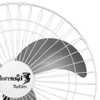 Ventilador de Parede Tufão M1 60cm Bivolt Branco - Imagem 3