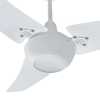 Ventilador de Teto LED 3 Pás 110V Branco Jade LOREN SID-BR3P04M/BR - Imagem 3