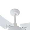Ventilador de Teto LED 3 Pás 110V Branco Jade LOREN SID-BR3P04M/BR - Imagem 2
