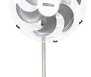 Ventilador de Coluna Branco 50cm 200W Bivolt com Grade Plástica - Imagem