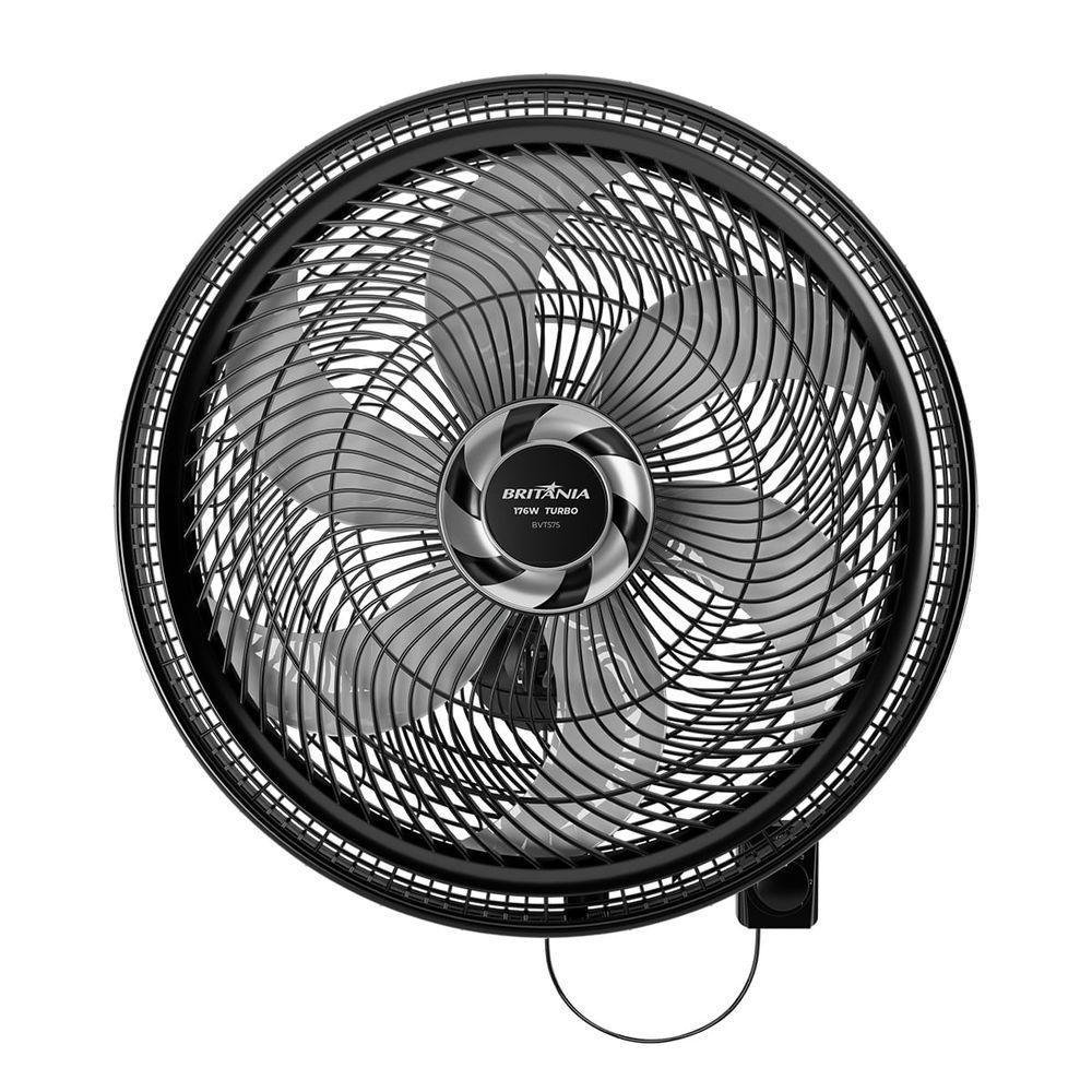 Ventilador De Parede Britânia Bvt575 Maxx Force 6 Pás 176w 127v - Imagem zoom