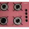 Fogão Cooktop 4 Bocas Ultra Rosa Água Gás Natural Acendimento Automático Bivolt - Imagem 2