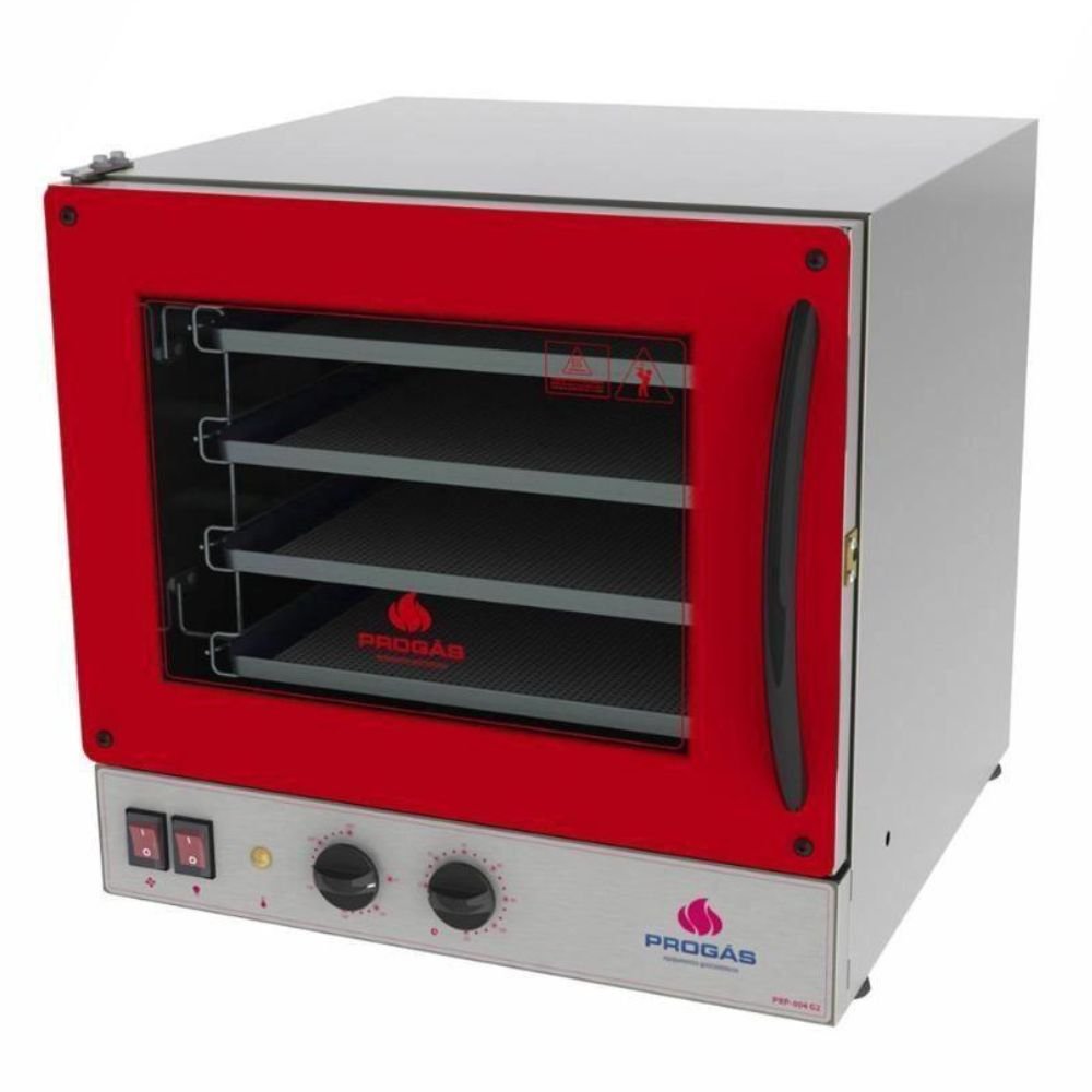 Forno Turbo Elétrico Fast Oven PRP-004 G2 Vermelho 2000W  - Imagem zoom