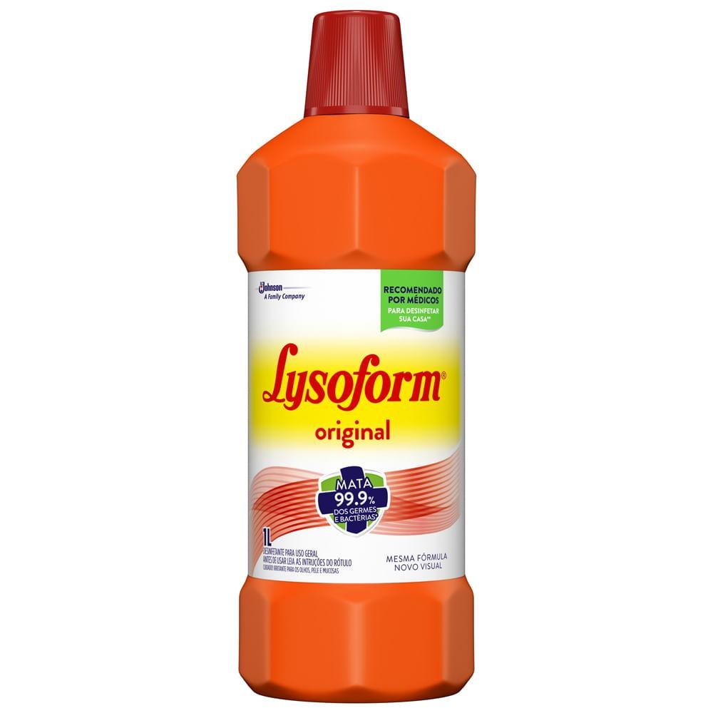 Lysoform desinfetante líquido original 1l johnson - Johnson-Johnson-210610