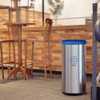 Lixeira Cápsula Selecta Plus em Inox com Tampa Azul e Acabamento Scotch Brite 40L TRAMONTINA-94539201 - Imagem 5