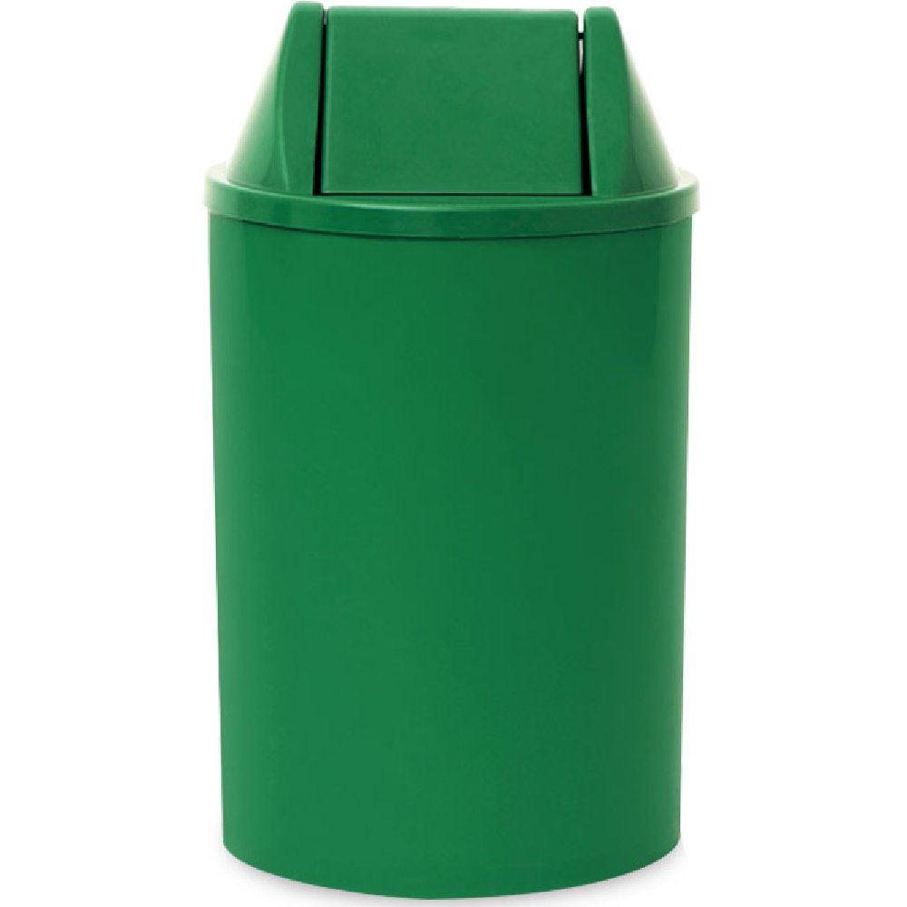 Cesto de Lixo Verde de 15L com Tampa Basculante  - Imagem zoom