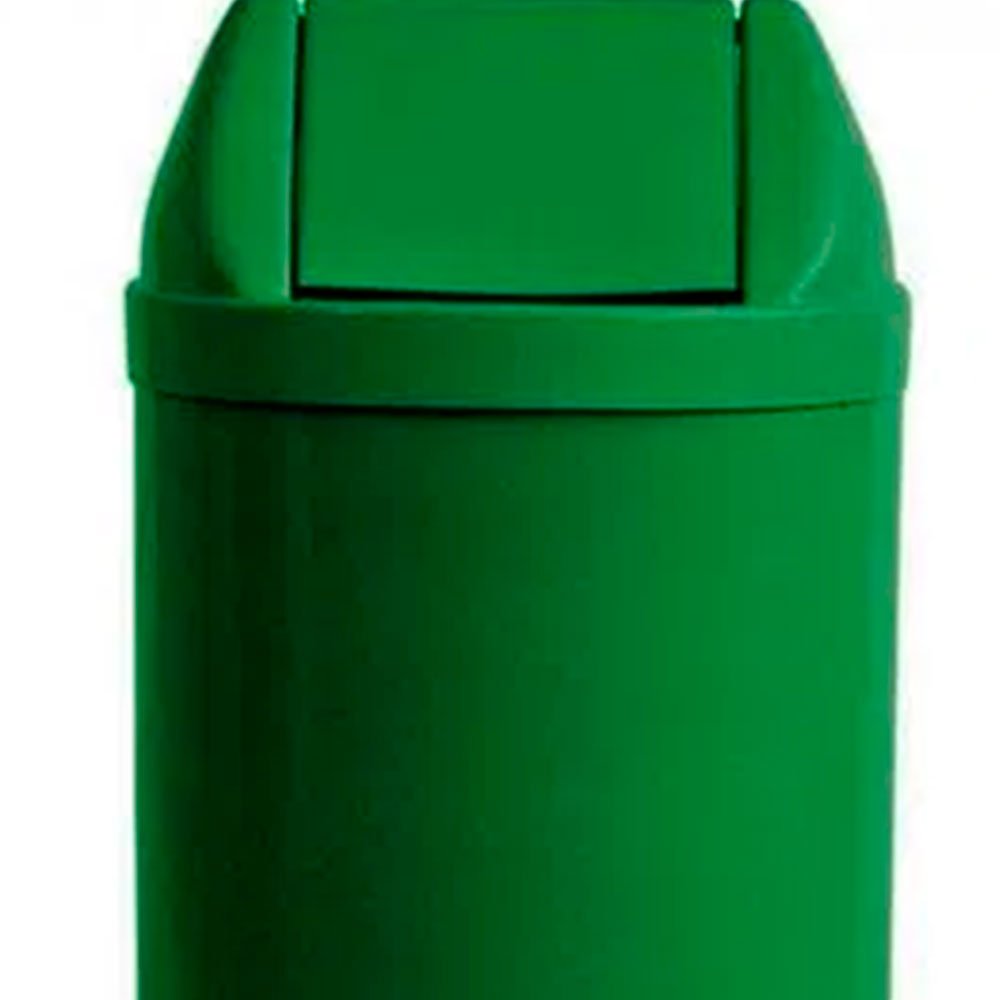 Cesto Coleta Seletiva Verde 14L - Imagem