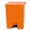 Cesto Laranja 30L com Pedal   - Imagem 1