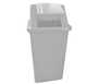 Cesto Quad Cinza 60L com Adesivo BRALIMPIA-CV61CZ - Imagem