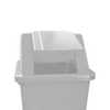 Cesto Quad Cinza 60L com Adesivo BRALIMPIA-CV61CZ - Imagem 2