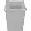 Cesto Quad Cinza 60L com Adesivo BRALIMPIA-CV61CZ - Imagem 4