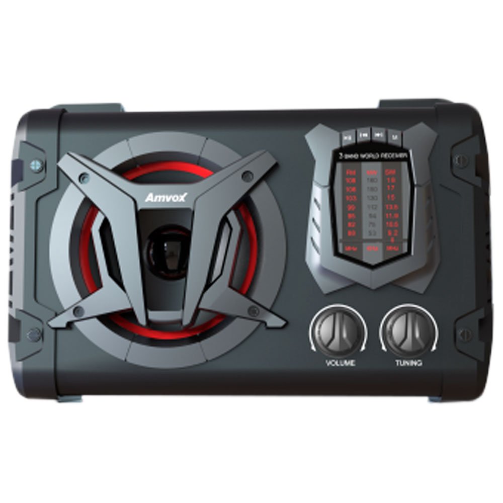 Caixa de Som Amplificada 45W Bivolt com Karaokê, Bluetooth e Rádio FM/AM/SW-AMVOX-ACA90