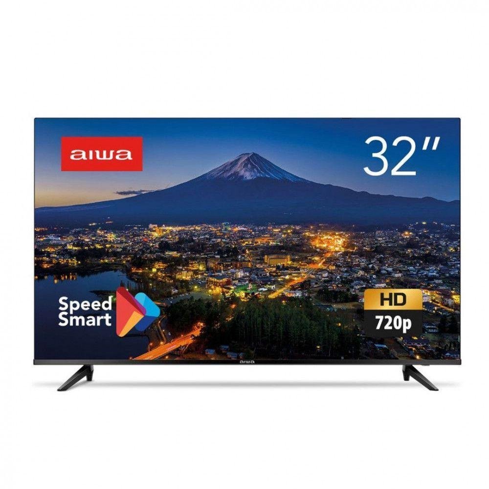 Smart Tv 32 Hd Aiwa Aws-tv32bl02a Android Hdr10 8832-01 Preto Bivolt - Imagem zoom