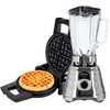 Kit Liquidificador New Osterizer Chrome Máquina Waffle 127v - Imagem 1