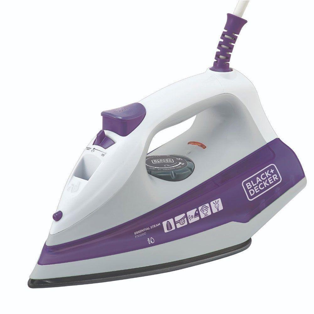 Ferro A Vapor Black E Decker Fx1000 Branco/lilas 110v - Imagem zoom