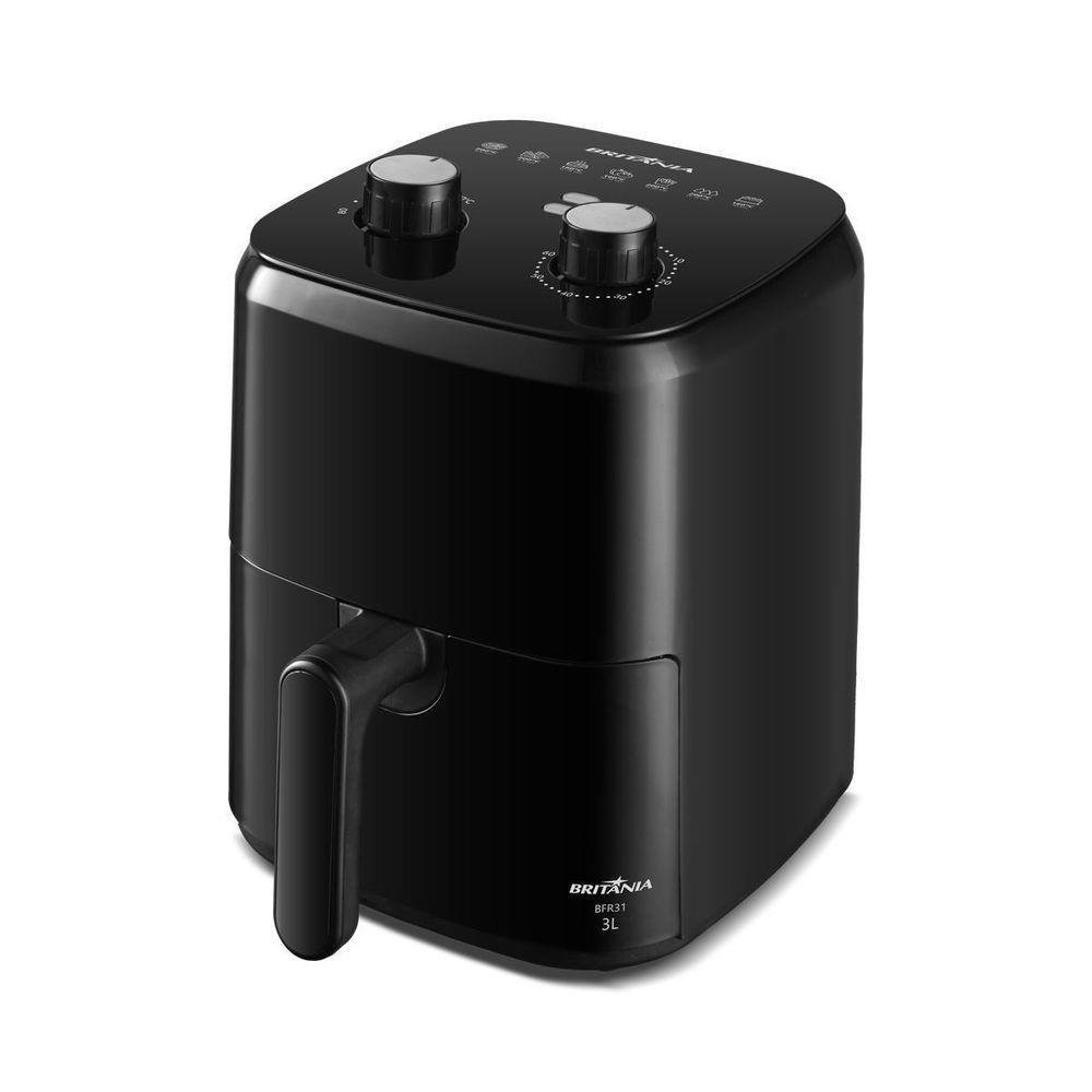 Fritadeira Air Fryer Britânia 3l 1300w Bfr31 127v - Imagem