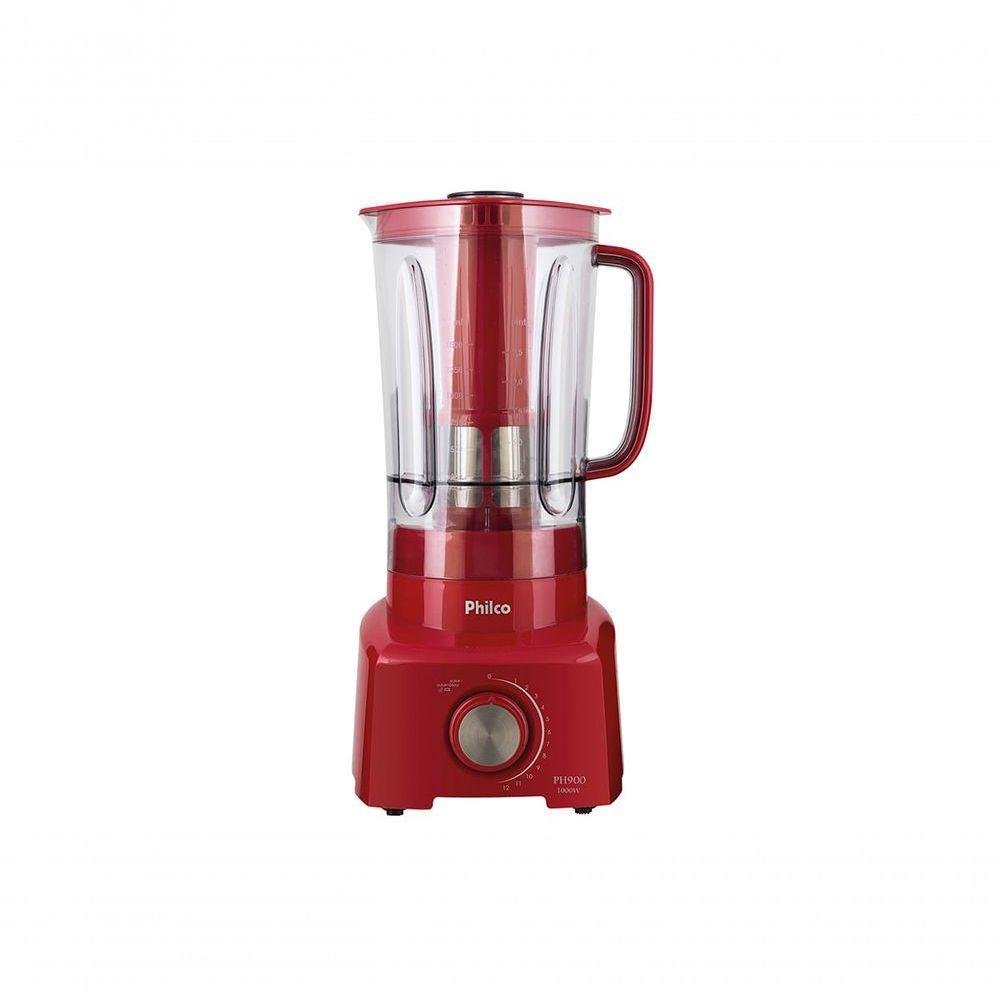 Liquidificador Philco 3L Vermelho 1200W 127V PH900 - Imagem zoom