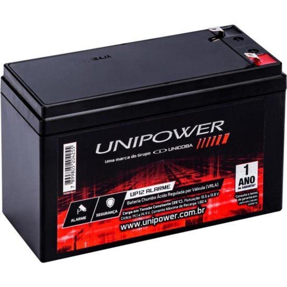 Bateria Selada 12v 4ah Up12 Alarme Unipower [f002] - Imagem zoom