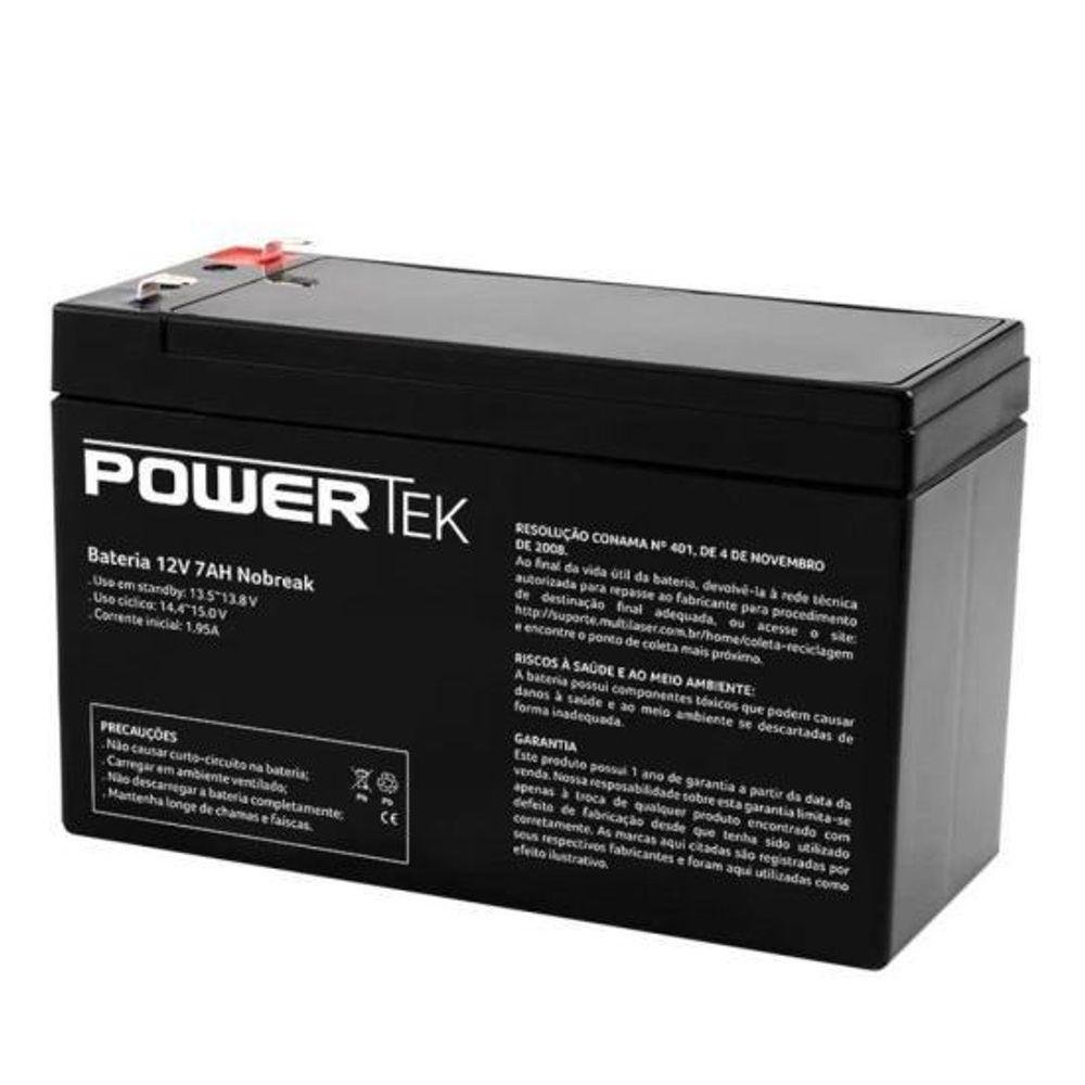 Bateria Para Nobreak 12v 7ah En013 Powertek [f002] - Imagem zoom