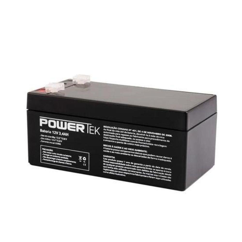 Bateria Selada 12v 3,4ah En008 Powertek [f002] - Imagem zoom