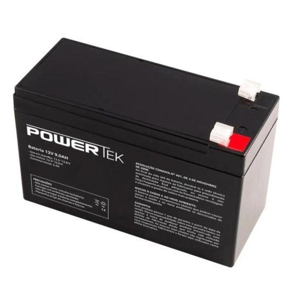 Bateria Selada 12v 9ah En015 Powertek [f002] - Imagem