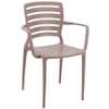 Cadeira Sofia Summa em Polipropileno Camurça 505 x 590 x 845mm com Encosto Horizontal - Imagem 1