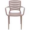Cadeira Sofia Summa em Polipropileno Camurça 505 x 590 x 845mm com Encosto Horizontal - Imagem 2