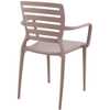 Cadeira Sofia Summa em Polipropileno Camurça 505 x 590 x 845mm com Encosto Horizontal - Imagem 4