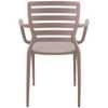 Cadeira Sofia Summa em Polipropileno Camurça 505 x 590 x 845mm com Encosto Horizontal - Imagem 5