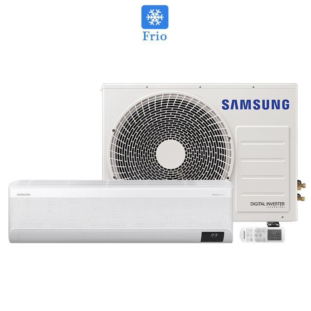 Ar Condicionado Split Inverter Samsung WindFree™ 24000 BTU Branco Inverter 220V AR24AVHABWKXAZ - Imagem zoom