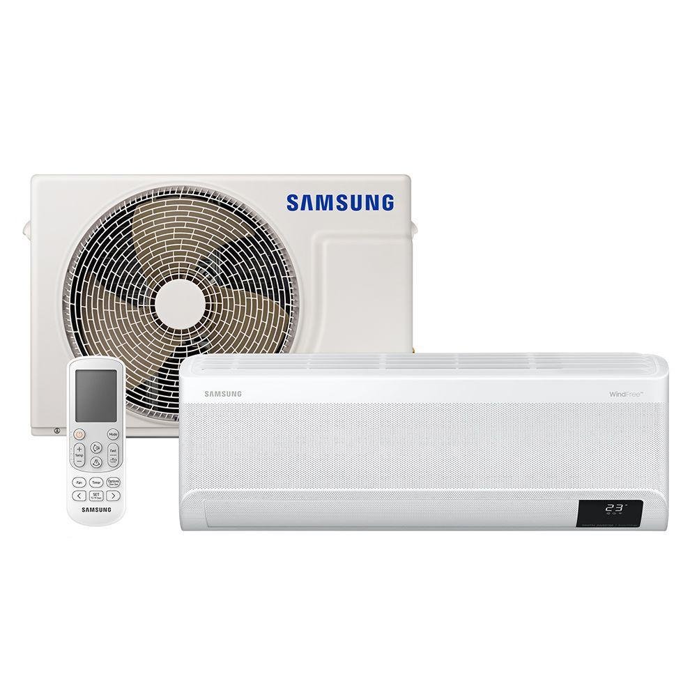 Ar Condicionado Split Inverter Samsung WindFree Connect 18000 BTUs Quente/Frio 220V  AR18BSEAAWKXAZ - Imagem zoom