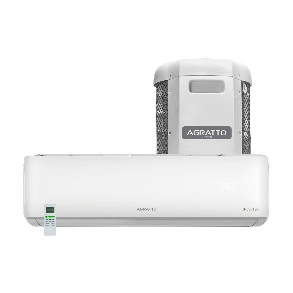 Ar Condicionado Split Agratto Hi Wall Liv Top Inverter 24.000 BTUs Quente e Frio Monofásico Branco LCST24QF-02I 220V - Imagem zoom