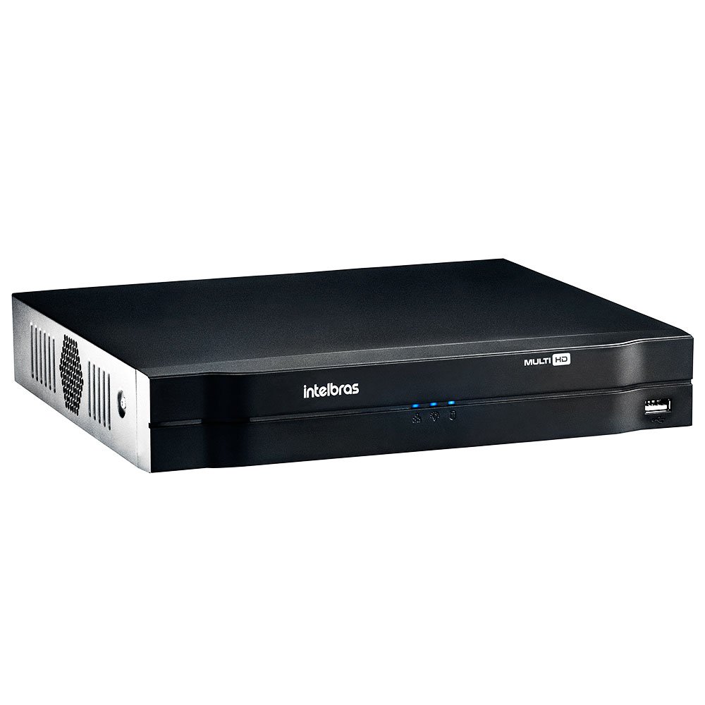 Gravador Digital de vídeo Multi HD 8 Canais BNC + 2 canais IP Compatível com 5 Tecnologias MHDX1008-INTELBRAS-13160