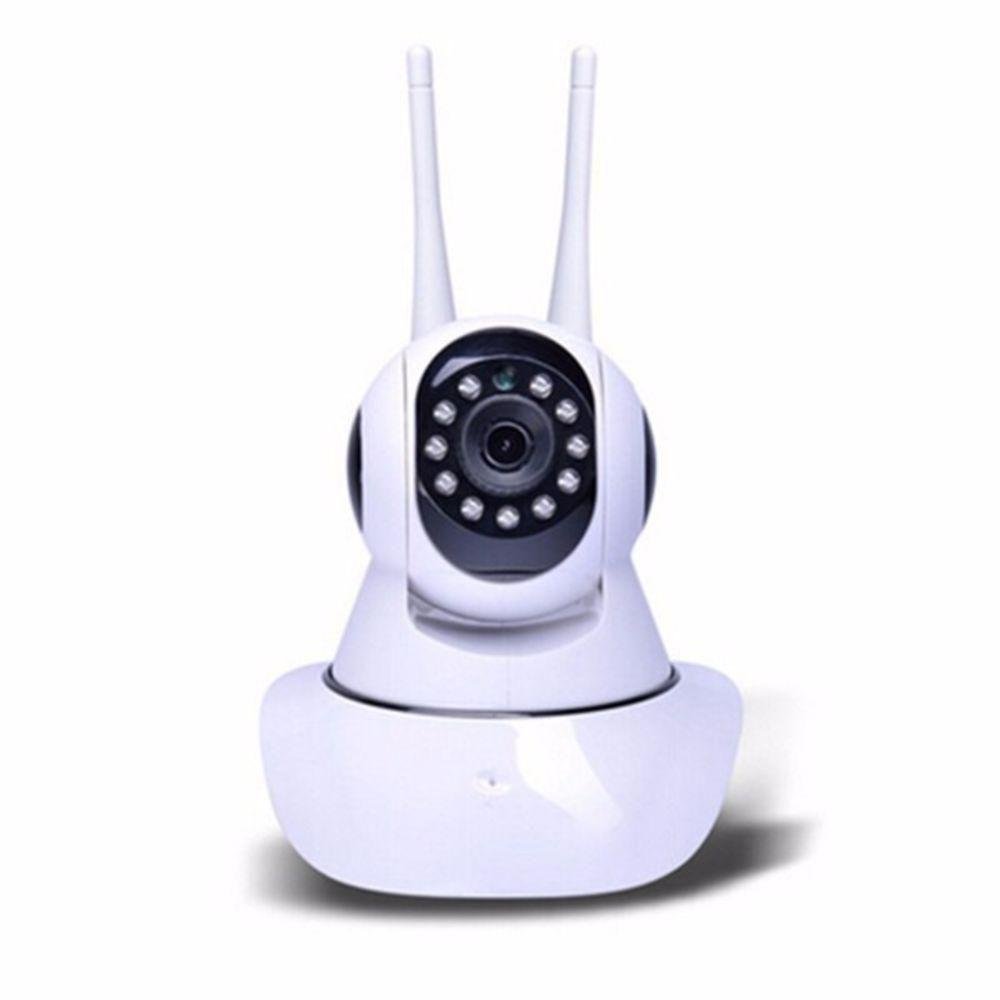 Camera Segurança Ip Wifi 2 Antenas 3º Geração 1.3 Mp - Imagem zoom