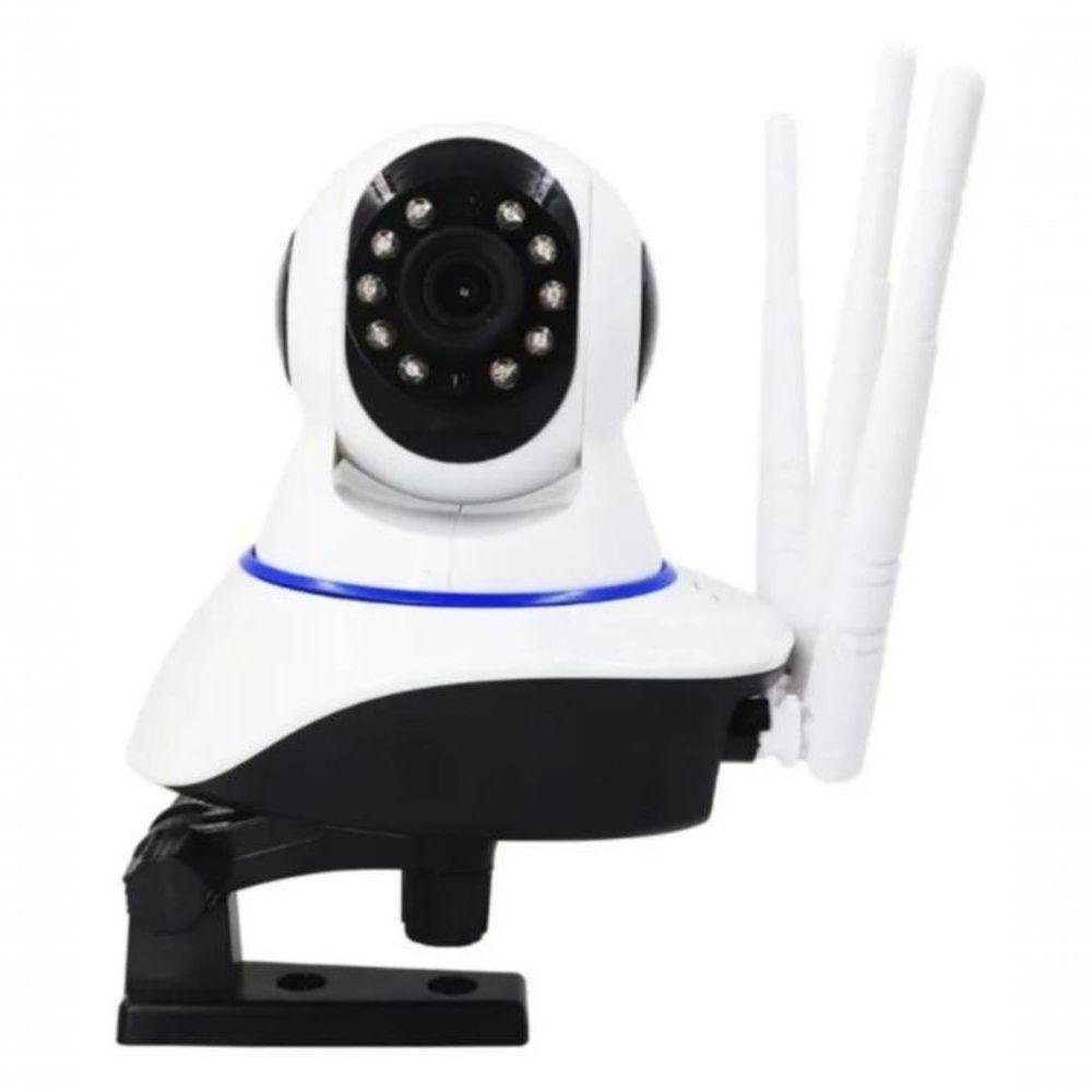 Camera Robo 3 Antenas Ip Wifi 360º App V380 Pro - Imagem zoom