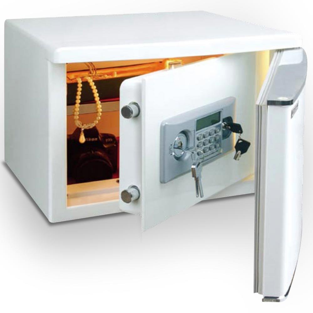 Cofre Branco Estilo Refrigerador-SAFEWELL-320BBX